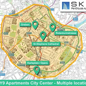  Apartmán Sky9 Center Rakousko